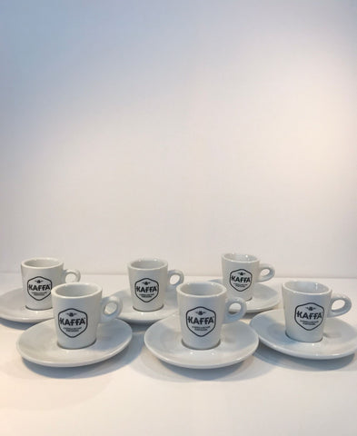 Conjunto de 6 chávenas Kaffa